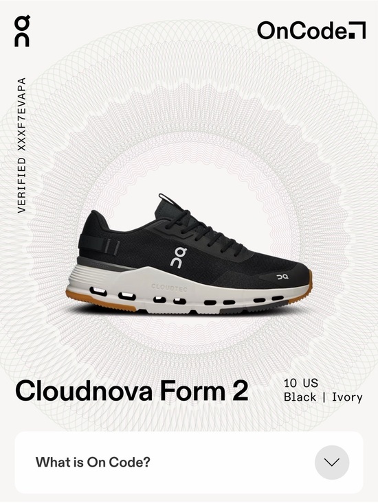 On Clouds Shoes - On Cloudnova 2 Women's Black & White Sneakers - Worn Once Size 10 Ivory